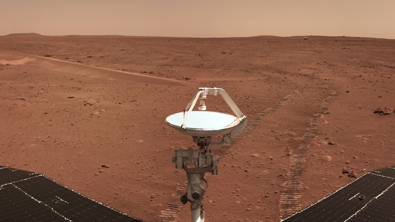 Китайската сонда прави изненадващо откритие на вода на мястото за кацане на Марс