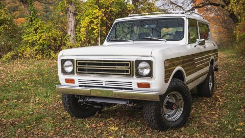 Classic SUVs like the 1979 International Harvester Scout II have become popular with collectors.