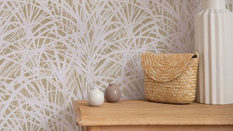 Lead Tempaper Beige Grassroots Removable Peel and Stick Wallpaper 2