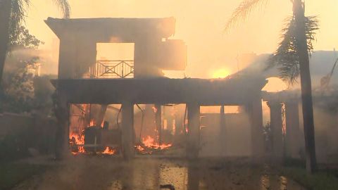 About 900 homes were evacuated in Laguna Niguel due to the fire, an official said.
