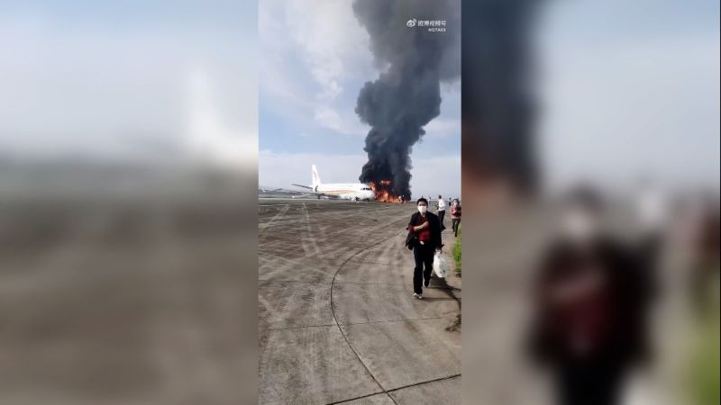 Tibet Airlines Plane Catches Fire During Takeoff In Southwestern China ...