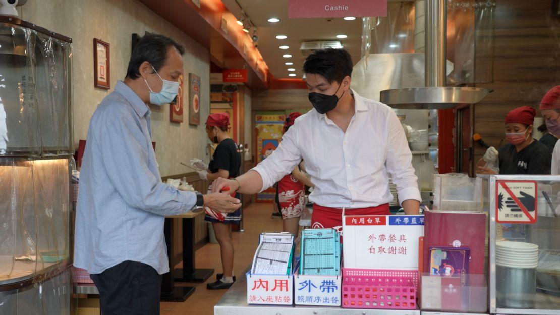 Oscar Chen, who owns the Liang Xi Hao restaurant in central Taipei.