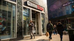 February 8, 2022, New York, NY, USA: A GameStop video game store in Herald Square in New York on Tuesday, February 8. 2022.