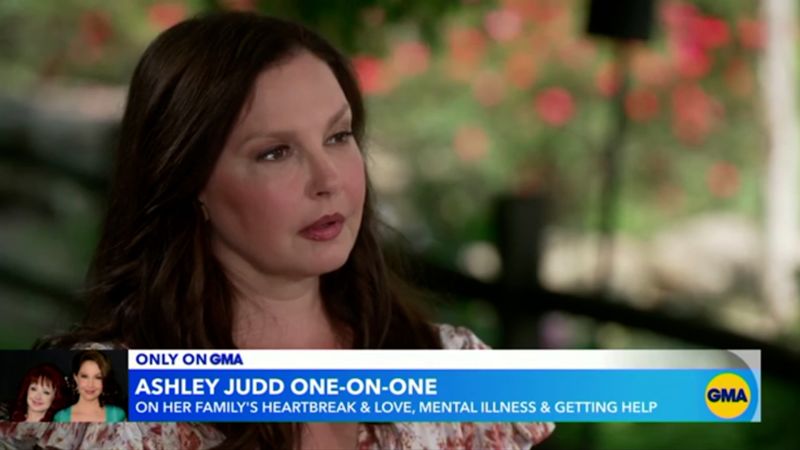 Ashley Judd shares mother Naomi Judds cause of death on Good Morning America photo