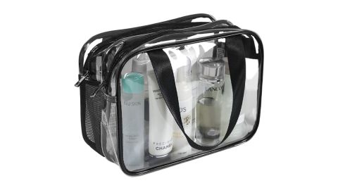 Auseibeely Clear Cosmetics Bag, Large