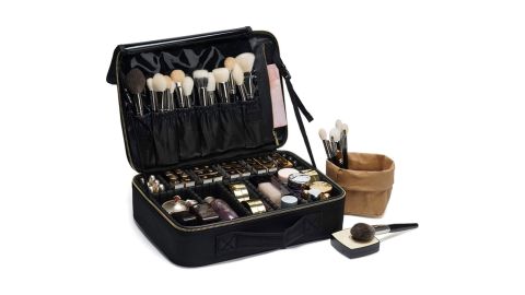 makeup bag with compartments