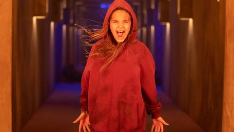Ryan Kiera Armstrong in 'Firestarter,' based on the Stephen King book.