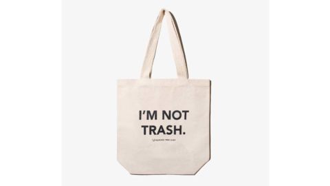 Conseils pour les militants du climat Forfait gratuit I'm Not Trash Tote