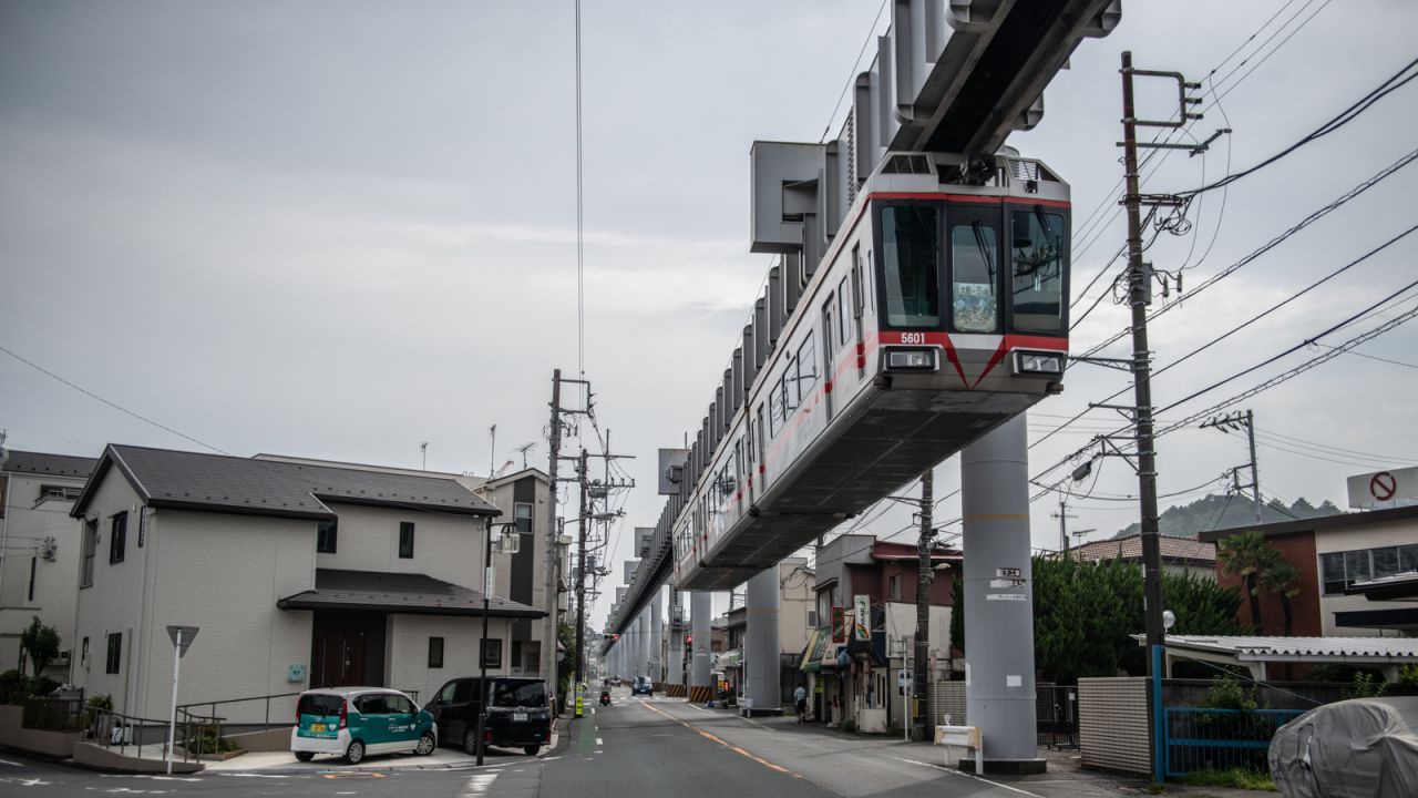 <strong>Shonan Monorail: </strong>Japan's Shonan Monorail is one of the few other examples of a suspended railway. It's considered the sister to Wuppertal's line. 
