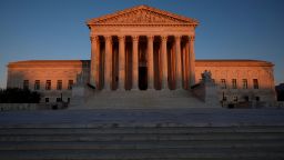 WASHINGTON, DC - JANUARY 26:  The U.S. Supreme Court building on the day it was reported that Associate Justice Stephen Breyer would soon retire on January 26, 2022 in Washington, DC. Appointed by President Bill Clinton, Breyer has been on the court since 1994. His retirement creates an opportunity for President Joe Biden, who has promised to nominate a Black woman for his first pick to the highest court in the country.  