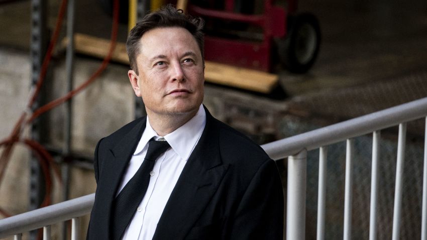 Elon Musk, chief executive officer of Tesla Inc., departs from court for the SolarCity trial in Wilmington, Delaware, U.S., on Monday, July 12, 2021. Musk was cool but combative as he testified in a Delaware courtroom that Tesla Inc.'s more than $2 billion acquisition of SolarCity in 2016 wasn't a bailout of the struggling solar provider. Photographer: Al Drago/Bloomberg via Getty Images