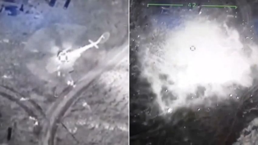 Ukraine destroys Russian helicopter