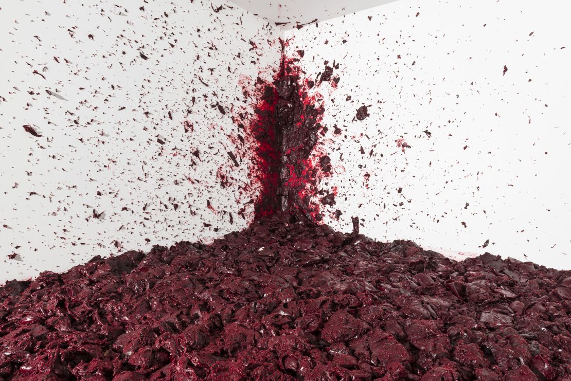"Shooting Into the Corner," by Anish Kapoor,  (2008-2009).