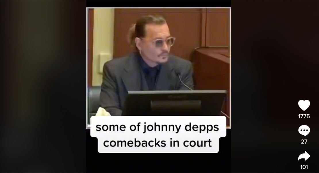 TikTok creators are leveraging hashtags like #JusticeforJohnnyDepp to show support for the actor while using others to mock actress Amber Heard. 
