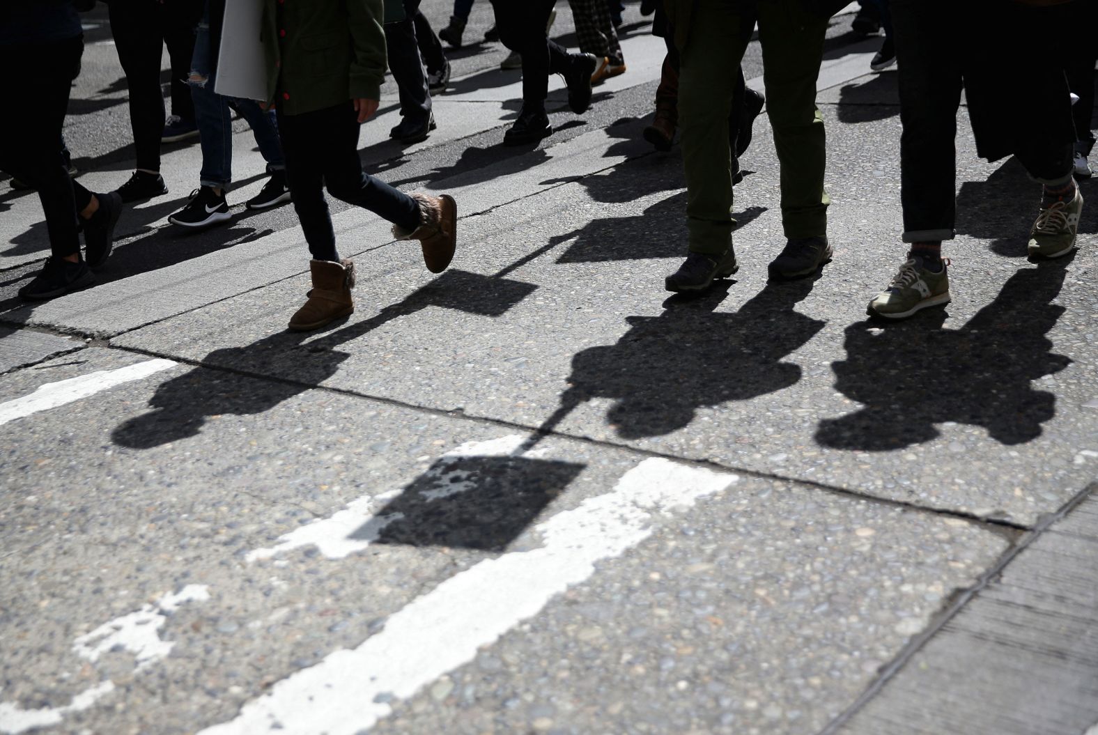 Protesters participate in an abortion rights demonstration in Seattle.