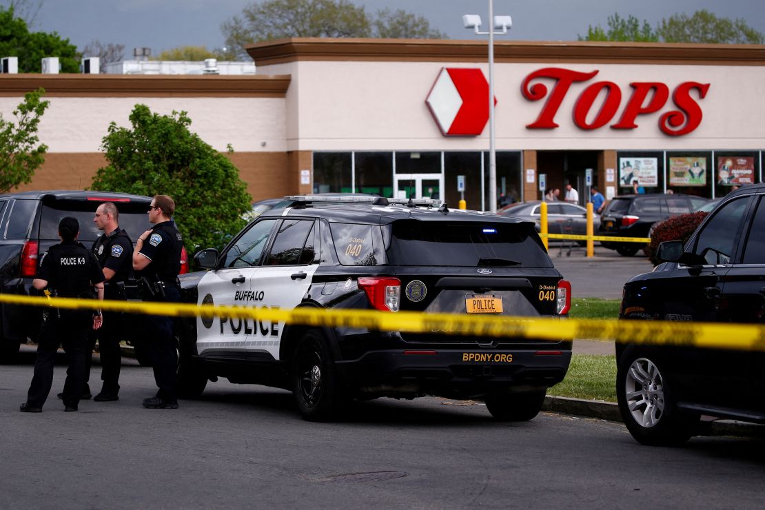 Ten Black shoppers were gunned down in a racially motivated massacre at Tops supermarket on May 14, 2022,  in Buffalo, New York. The gunman later pleaded guilty to charges of domestic terrorism as a hate crime.
