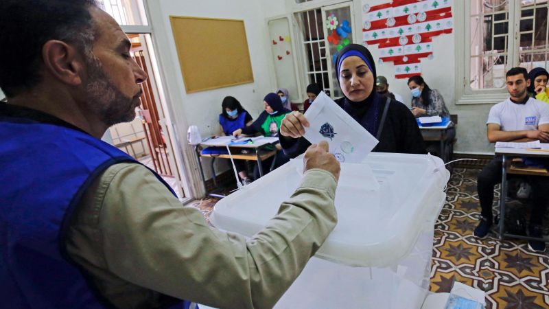 Libanese verkiezingen: Libanezen stemmen in parlementsverkiezingen met hoge inzetten