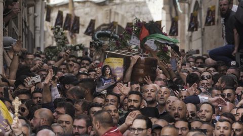 Shireen Abu Akleh’s brother denounces Israeli police’s violent actions at his funeral