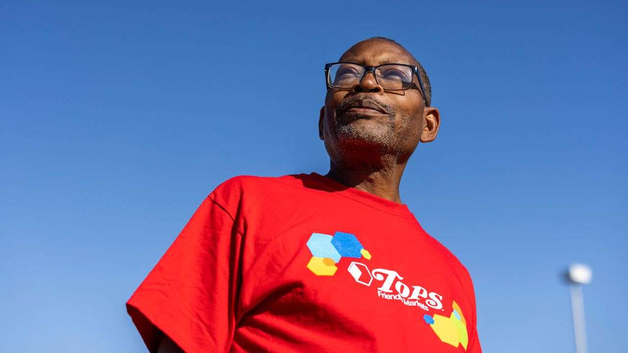Tony Marshall spends a majority of his days at Tops, picking up and dropping off employees and shoppers.