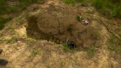 Soldier buried alive