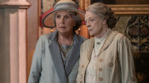 Penelope Wilton and Maggie Smith in 'Downton Abbey: A New Era.' 