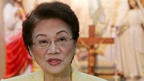 Former Philippines President, Corazon Aquino.