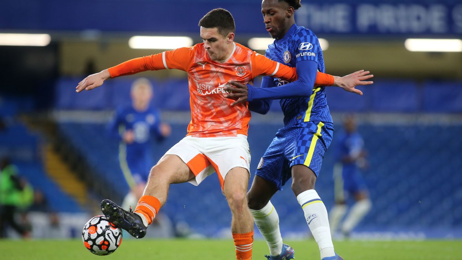 Jake Daniels has recently broken into the first team at Blackpool, a club in English football's second tier. 