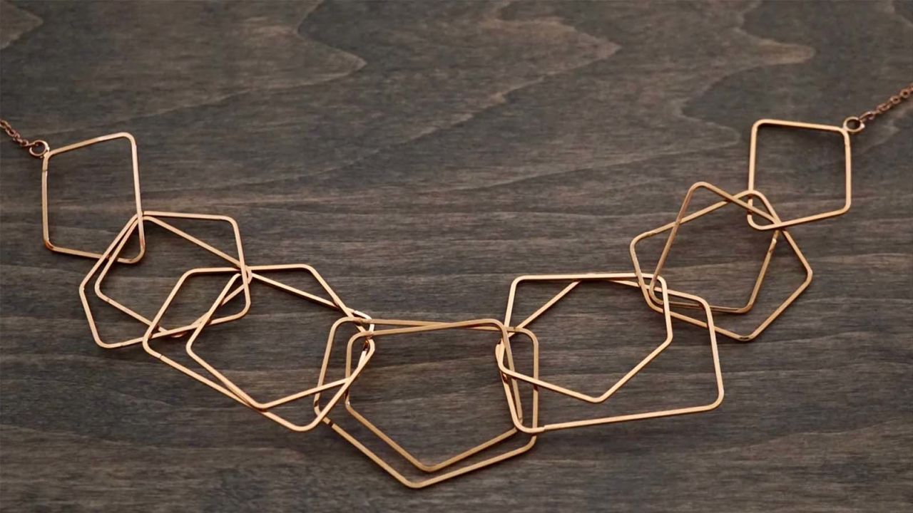 HyggeJewelryLab Geometric Statement Necklace