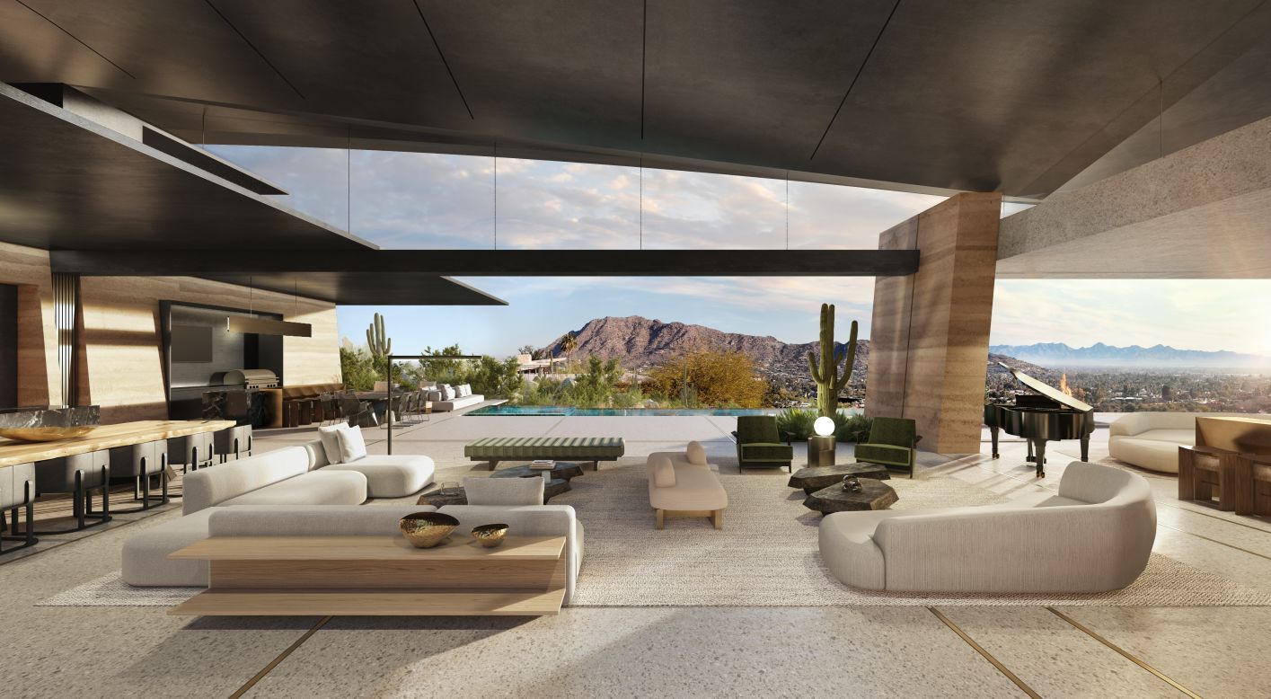 <strong>"Starlight" --</strong> The modernist design will feature rammed earth walls, said Bullivant. This is SAOTA working in "quite a different context with the desert," he added.