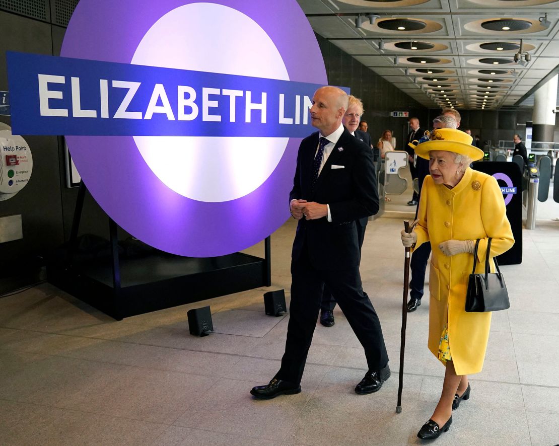 The Elizabeth line is named after the British monarch.