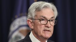 Federal Reserve Chairman Jerome Powell speaks at a news conference following a Federal Open Market Committee meeting on May 04, 2022 in Washington, DC. 