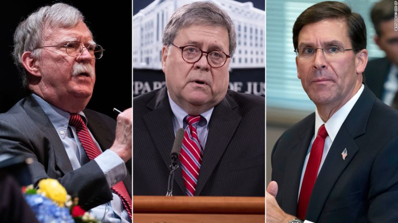 Opinion: The Trump officials whose silence put book sales ahead of country – CNN