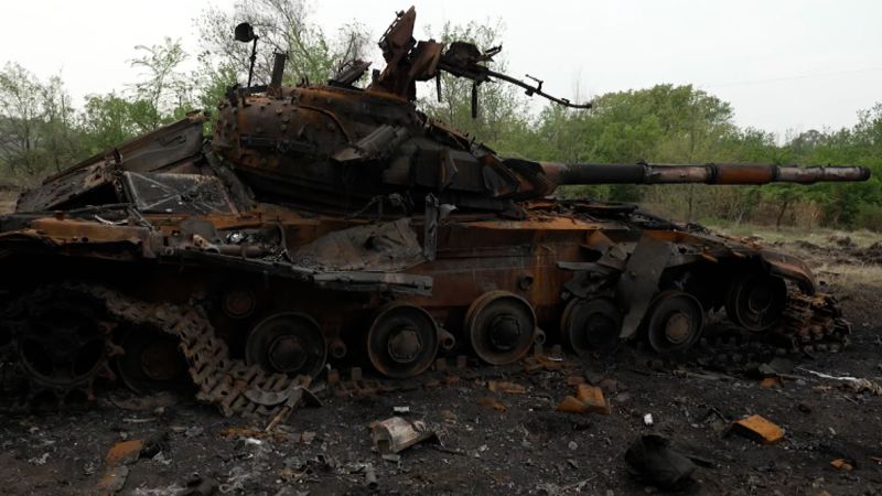 See The Shattered Russian Armor After Ukrainian Soldiers Stop Advance 