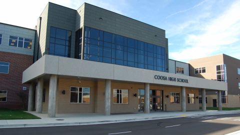 Coosa High School in Rome, Georgia, is seen in this Facebook post on July 17, 2017.