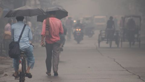 Air pollution in Kolkata on December 4, 2021.
