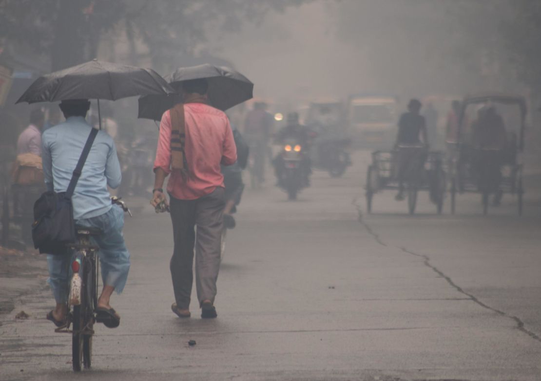 Air pollution in Kolkata on December 4, 2021.