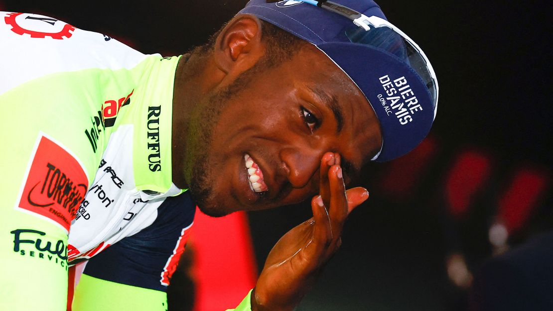 Girmay has had to withdraw from this year's Giro d'Italia.
