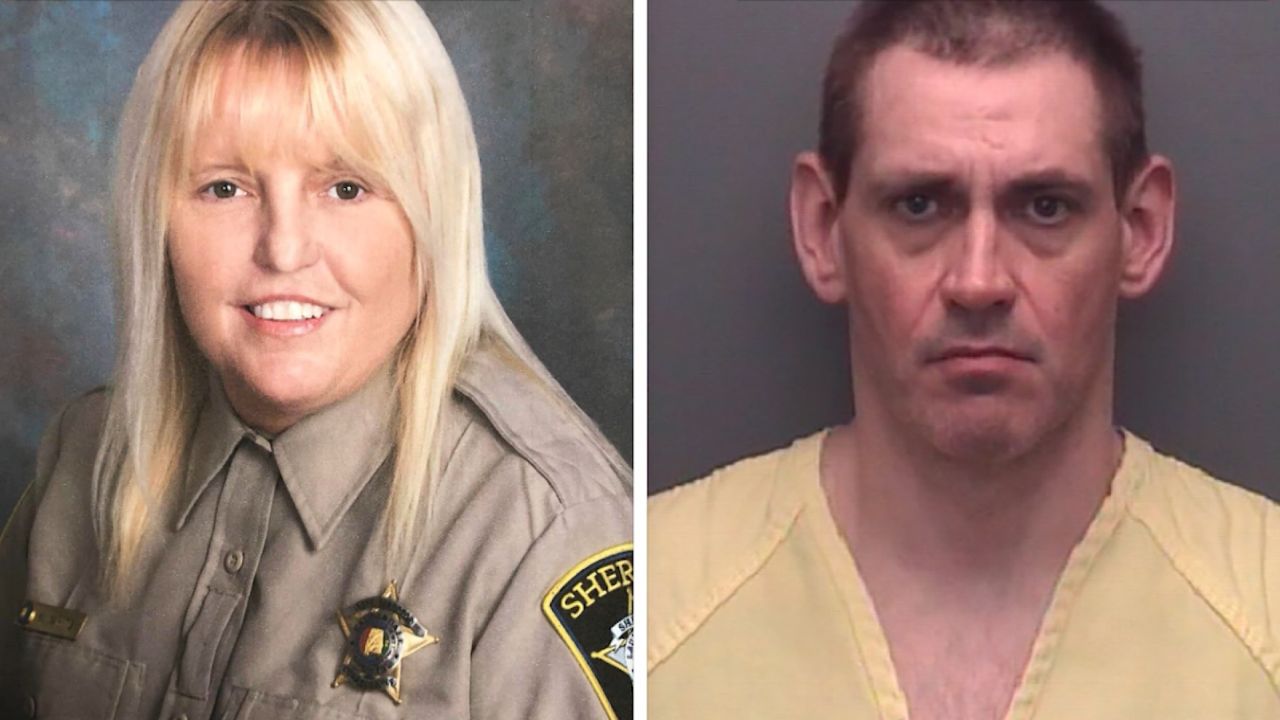 Casey White, right, is charged with murder in Vicky White's death in May.