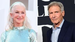 Actors Helen Mirren and Harrison Ford