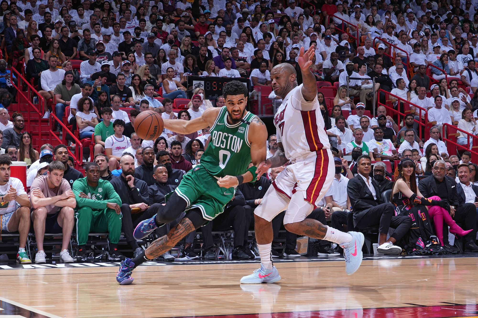 Jimmy Butler's 41 lift Heat over Celtics in Game 1 of Eastern