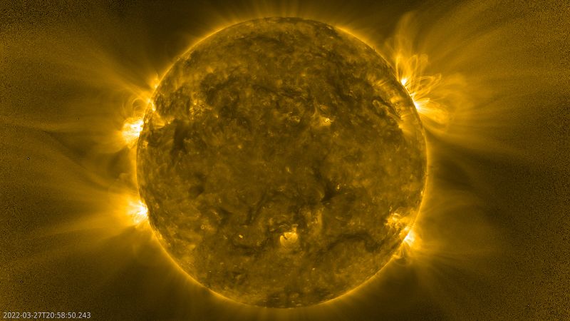 Eerie image of the sun 'smiling' captured by NASA | CNN