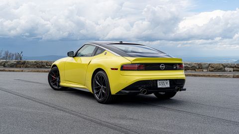 The 2023 Nissan Z's tail light design was also inspired by earlier models.