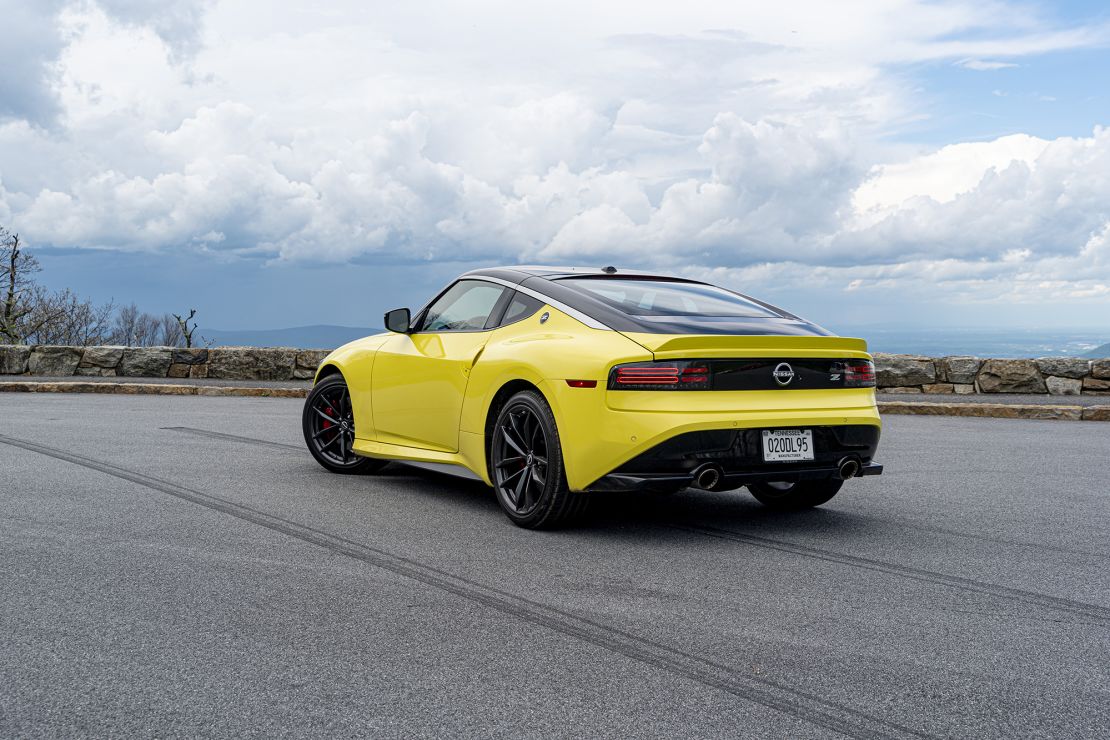 The 2023 Nissan Z's tail light design was also inspired by earlier models.