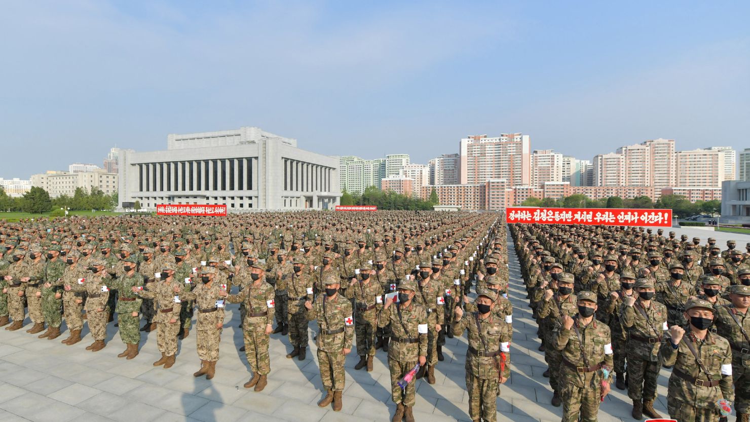 North Korean military personnel have been mobilized to assist in the distribution of medical supplies as Pyongyang grapples with high Covid case numbers. 