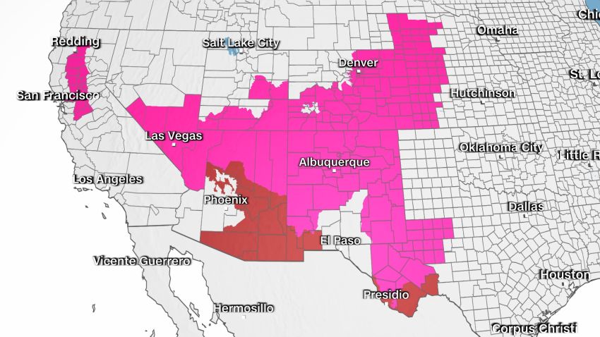 red flag warnings for southwest