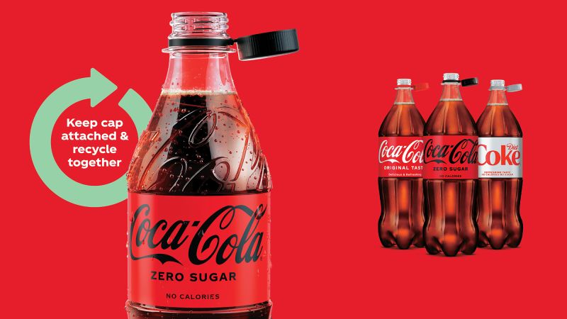 Coke unveils new cap design in the UK | CNN Business