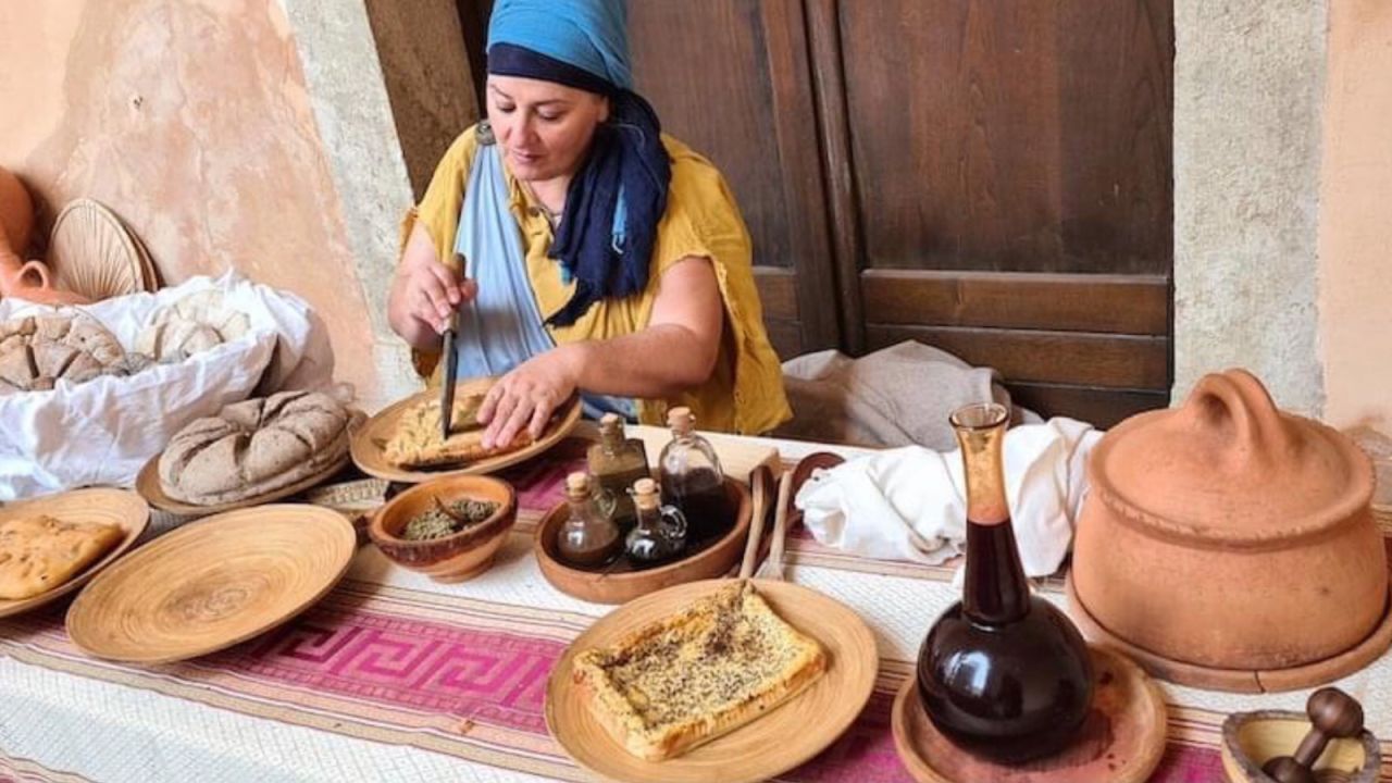 <strong>Retro recipes: </strong>"Archeo-cook" Cristina Conte recreates recipes from ancient Rome, including cheesecake. 