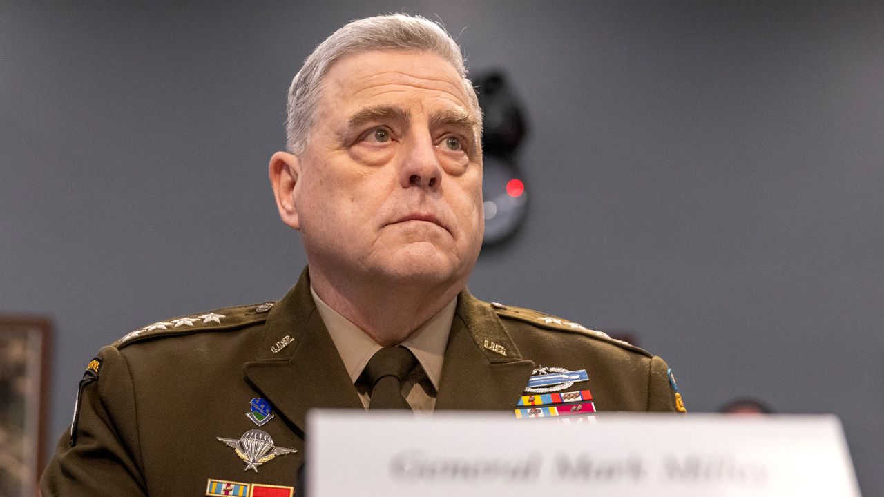 General Mark Milley during testimony on May 11, 2022 in Washington, DC.  