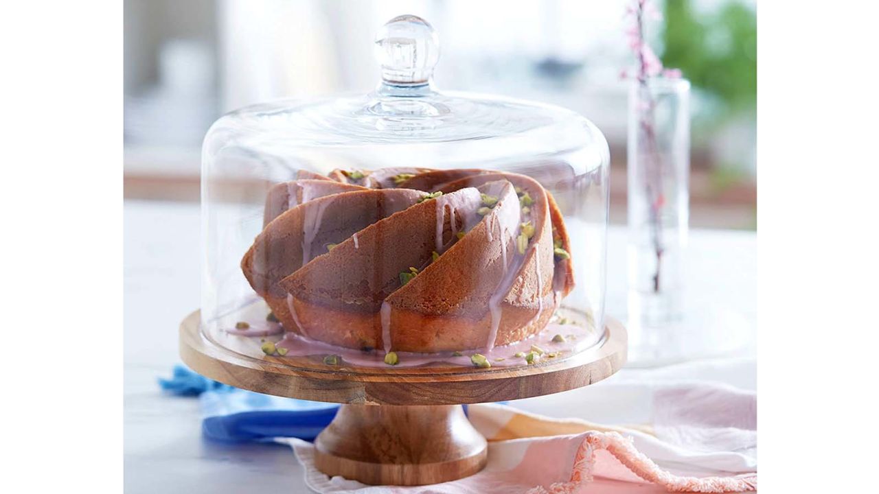 Amazon Libbey Wood Server Cake Stand