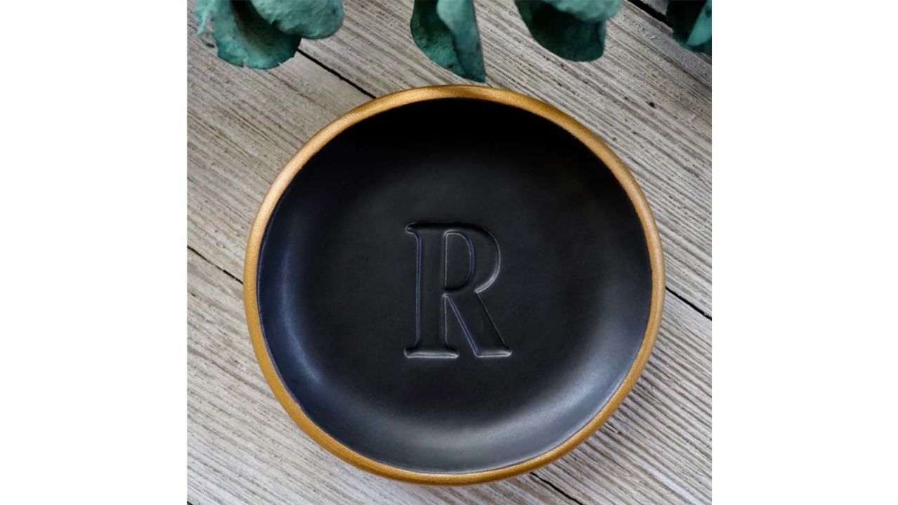 Etsy Promise Pottery Ring Dish